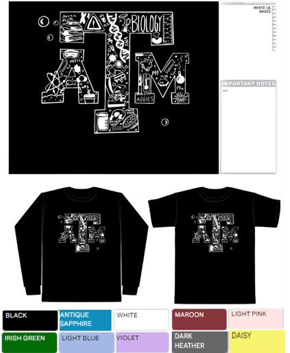 TAMU 2022 Fall T-shirt &quot;ATM&quot; Design